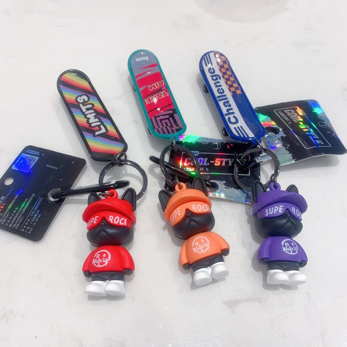 Wholesale PVC bullfight cartoon key chain JDC-KC-JuJi020