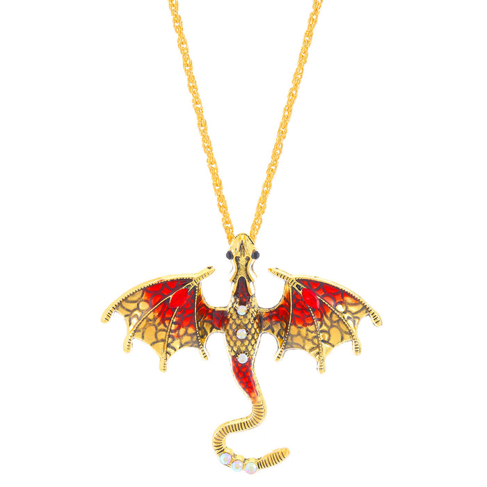Wholesale Retro Dragon Dripping Oil Enamel Brooch Accessory Gift
