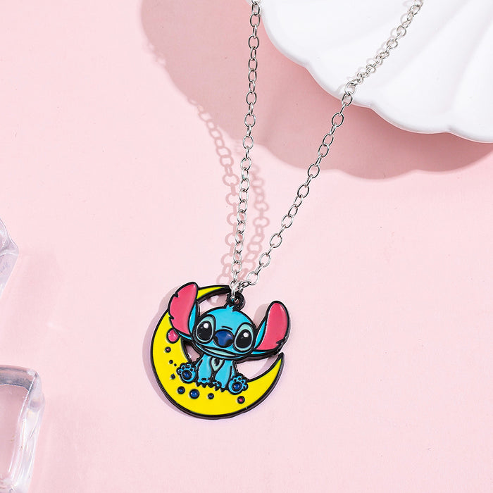 Wholesale Christmas Necklace Anime Peripheral Cute Cartoon Pendant Necklace