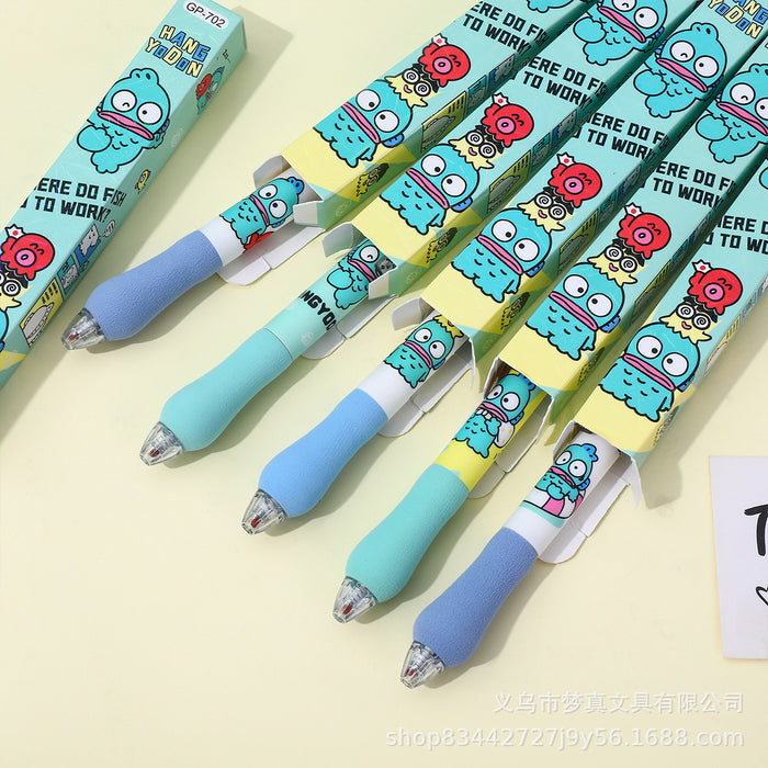 Wholesale Random Cartoon Fish Blind Box Pen Quick-drying Brush Pen Sponge Sheath  Push Pen