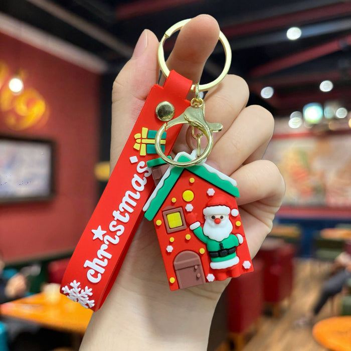 Wholesale Cartoon Cute Christmas Snowman Keychain