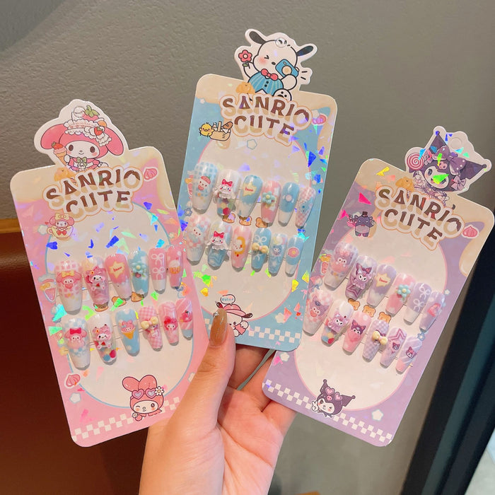 Wholesale children Long cute nail stickers