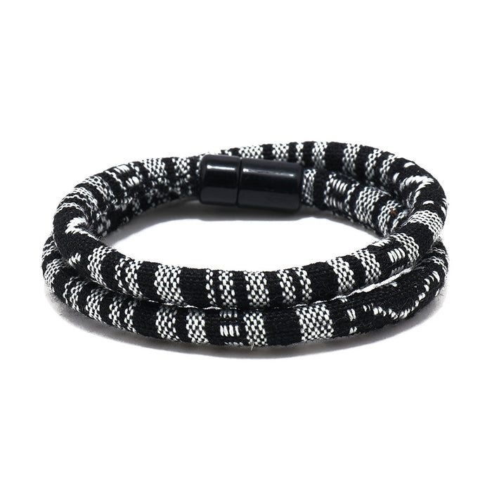 Wholesale Ethnic Style Men and Women Bracelet Colorful Fabric JDC-BT-XH028