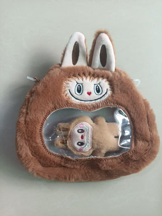 Wholesale Plush Cartoon Children' s Bag Cute Little Girl Doll Handbag Shoulder Bag
