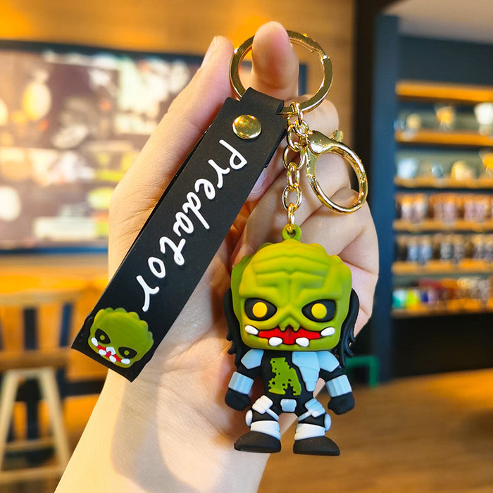 Wholesale Cartoon Doll Rubber Keychain JDC-KC-Tingm015