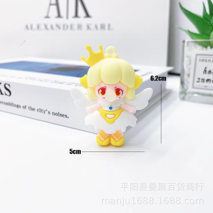 Wholesale  Bubble Blowing Girl Keychain Pendant Bubble  Keychain Bubble Blowing Girl Blind Box Bubble Girl