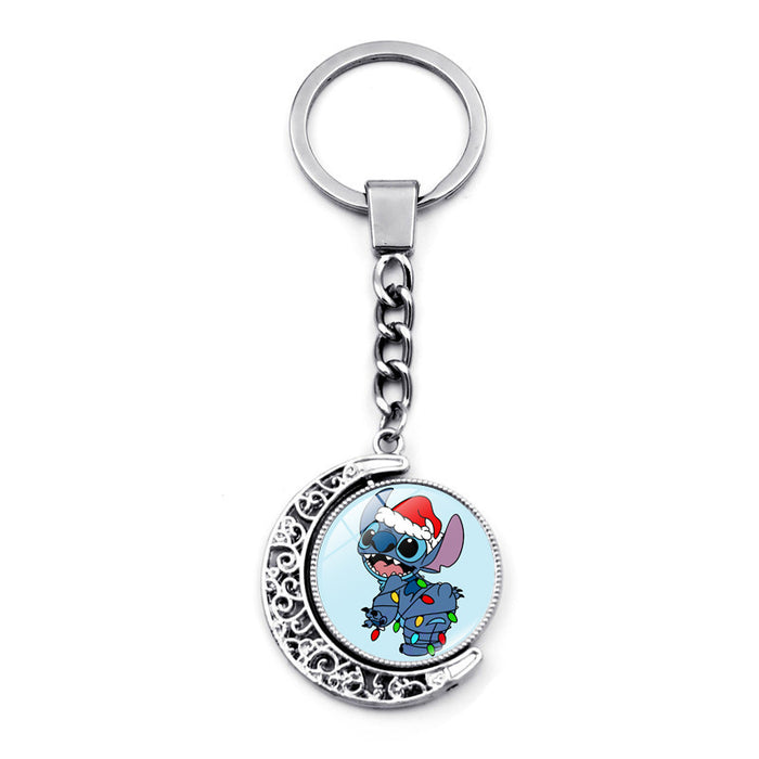 Wholesale Cartoon Alloy Rotating Keychain JDC-KC-HengX027