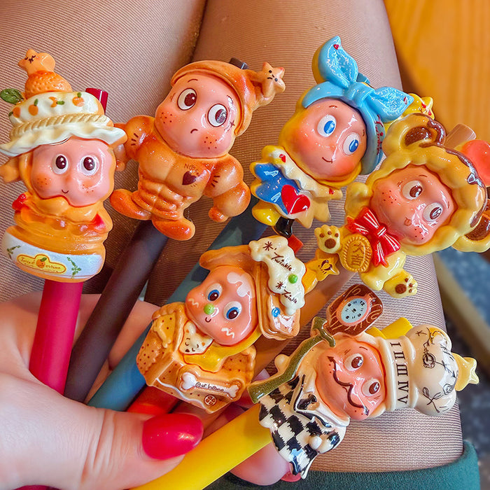 Wholesale Cute and creative cartoon push-button ballpoint pen