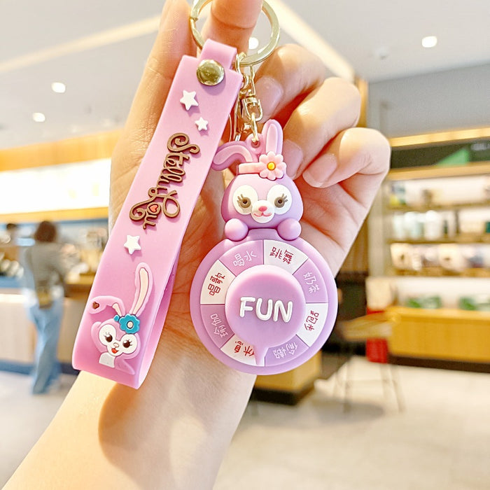 Wholesale Silicone Cartoon Doll Keychain JDC-KC-MingT195