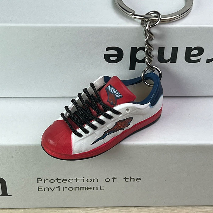 Wholesale PVC Mini Board Shoe Keychain (F) JDC-KC-XingS011