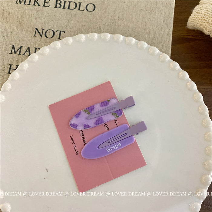 Wholesale Plaid seamless clip hair clip makeup clip bangs clip hair accessory