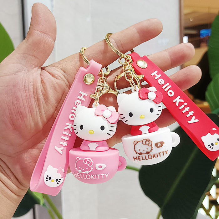 Wholesale Cartoon Silicone Doll Keychain JDC-KC-KuangK024