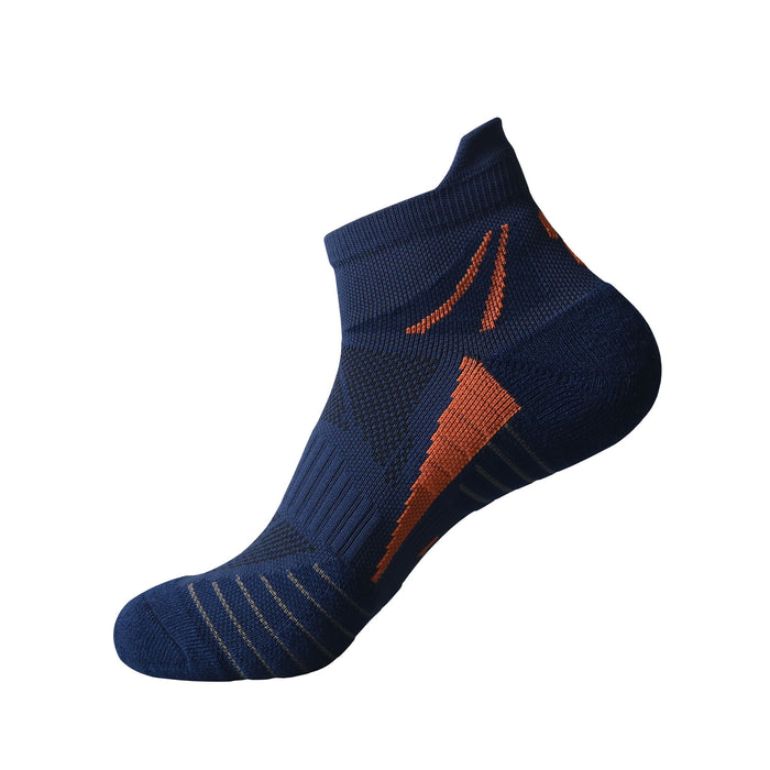 Wholesale Socks men's cotton short tube compression socks basketball socks combat towel bottom color matching low socks sports socks