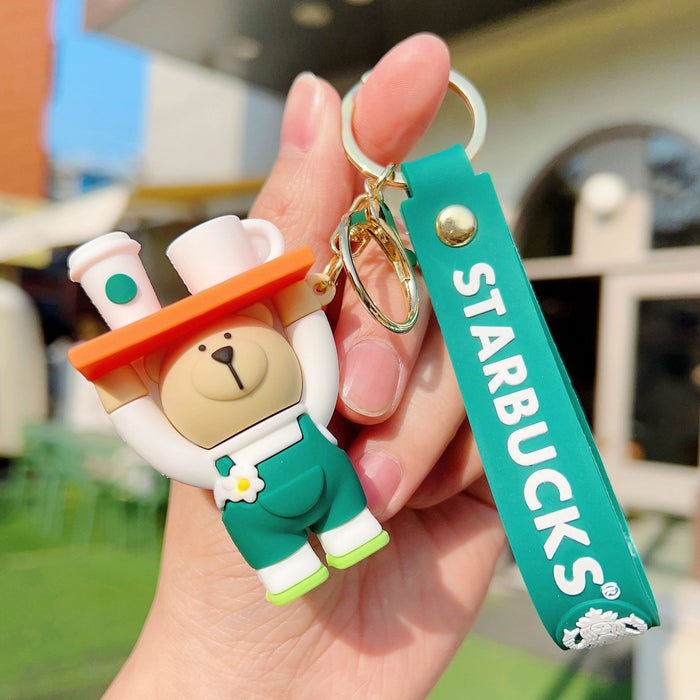 Wholesale Cute Cartoon Doll Silicone Keychain JDC-KC-WC021