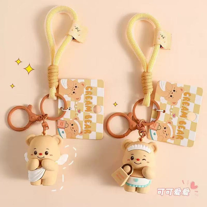 Wholesale Cute Cartoon Bear Stress-Relief Toy Keychain