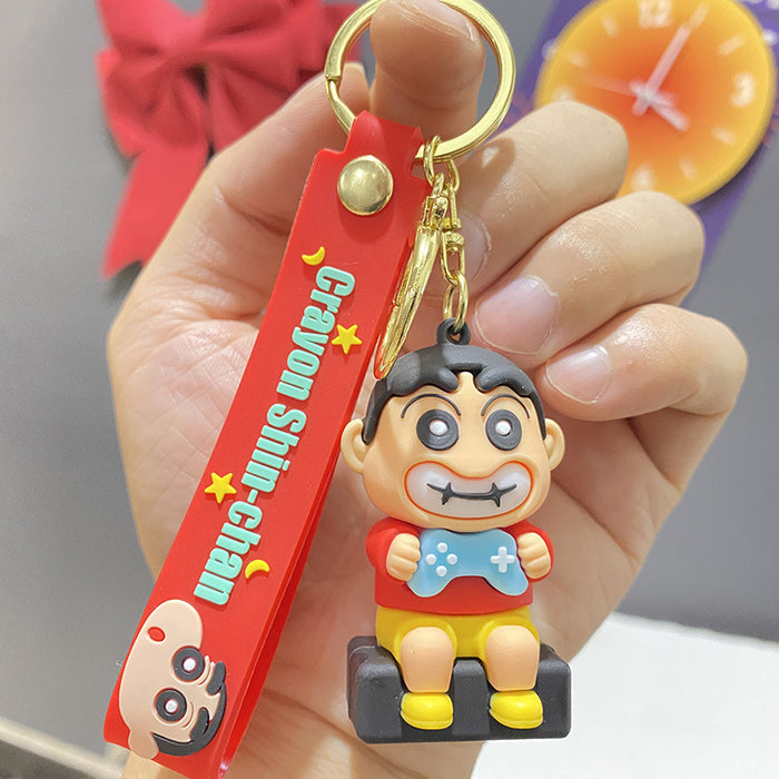 Wholesale PVC Cartoon Doll Keychain JDC-KC-WuYi130