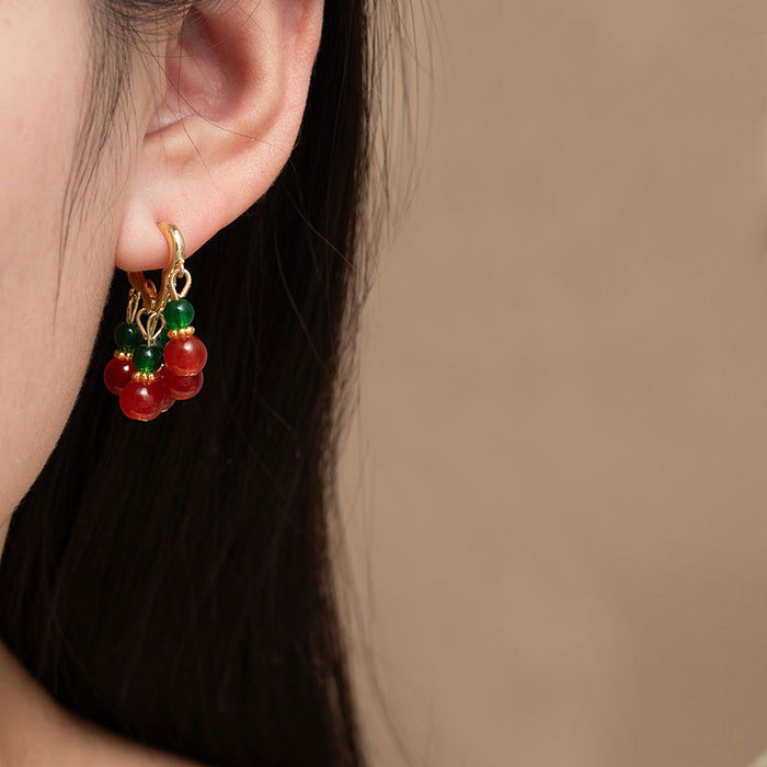 Wholesale Beaded Earrings Women's Ear Drop Cheongsam Hanfu Ear Buckle National Style Earrings