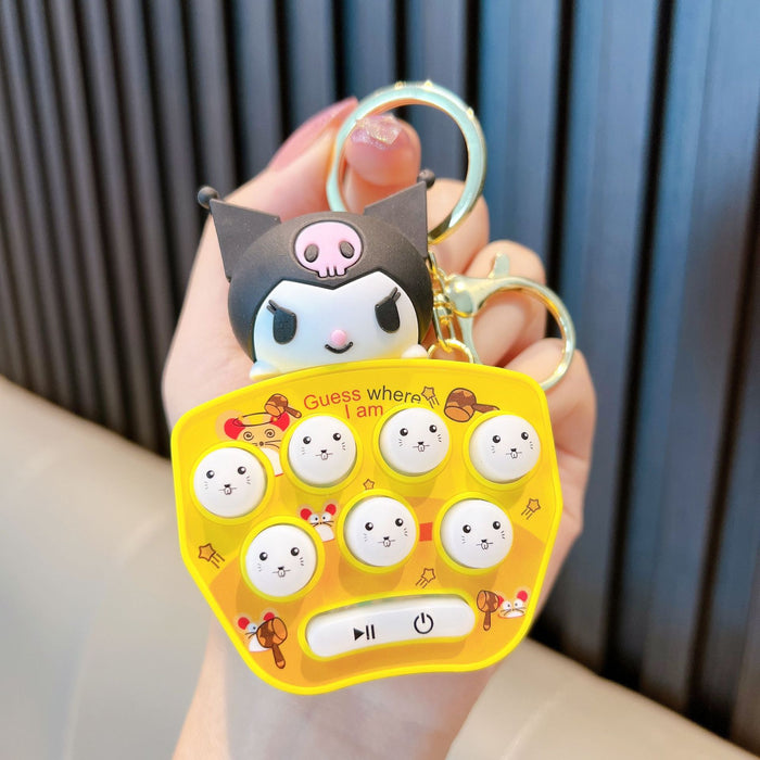 Wholesale Mini Handheld Hamster Toy Game Machine Keychain Cute Cartoon Function Gift