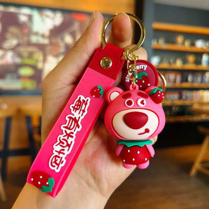 Wholesale Cartoon Doll Silicone Keychain JDC-KC-Tingm269