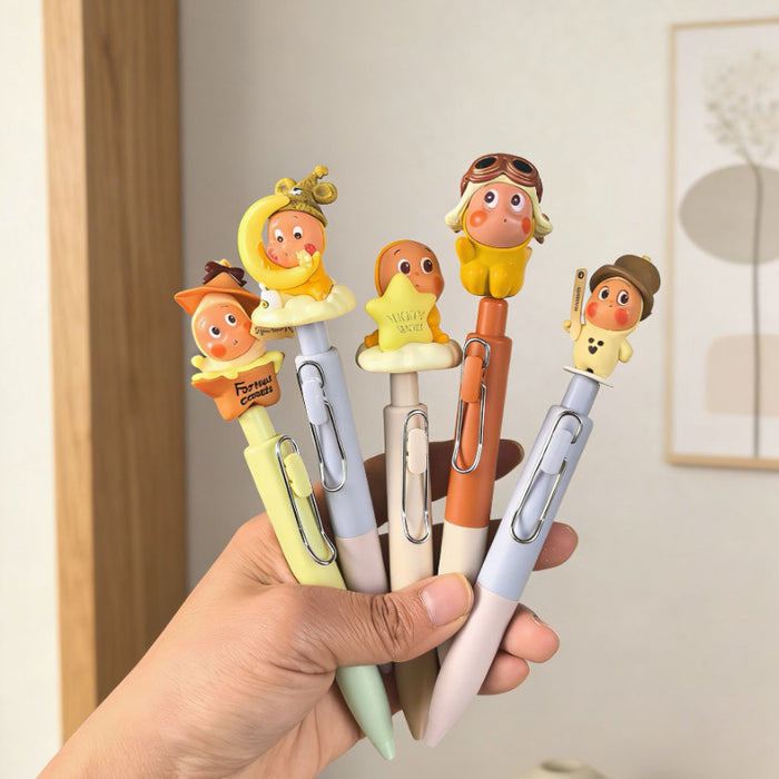 Wholesale Cute Star Character DIY Gel Pen Set Creative Office Decorative Writing Stationery