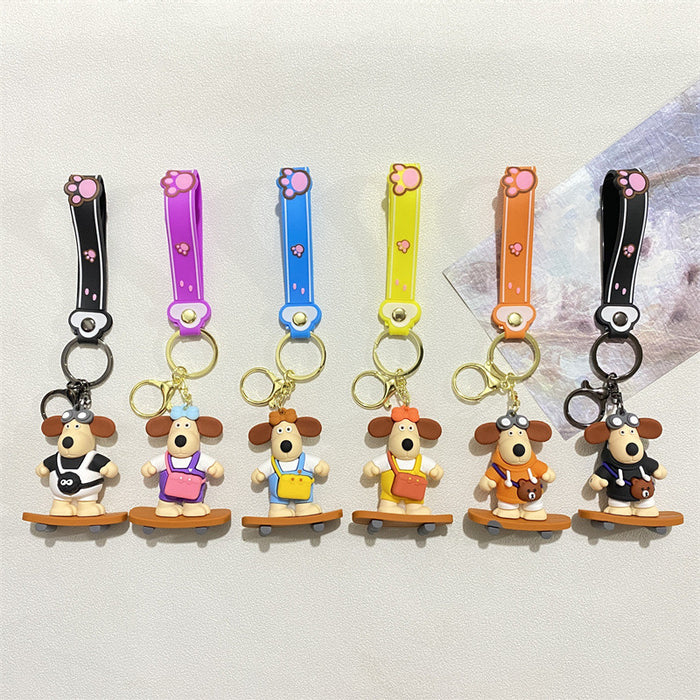 Wholesale PVC Cartoon Doll Keychain JDC-KC-WuYi087