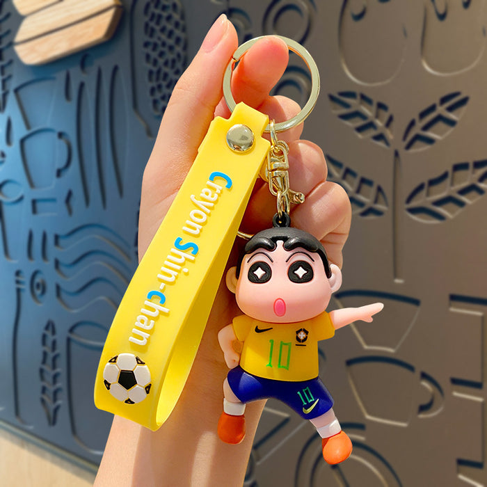 Wholesale  Cartoon cute key chain football pendant car school bag key chain