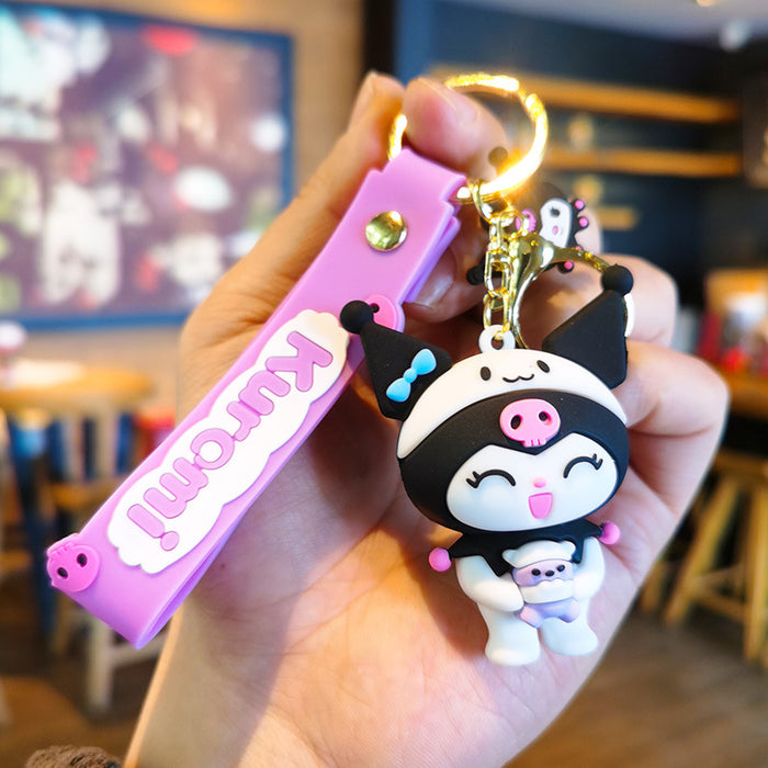 Wholesale Cartoon Doll Rubber Keychain JDC-KC-Tingm013