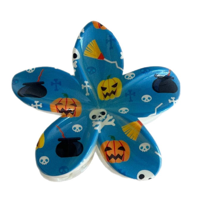 Wholesale  cute skull ghost print shark clip hairpin headdress