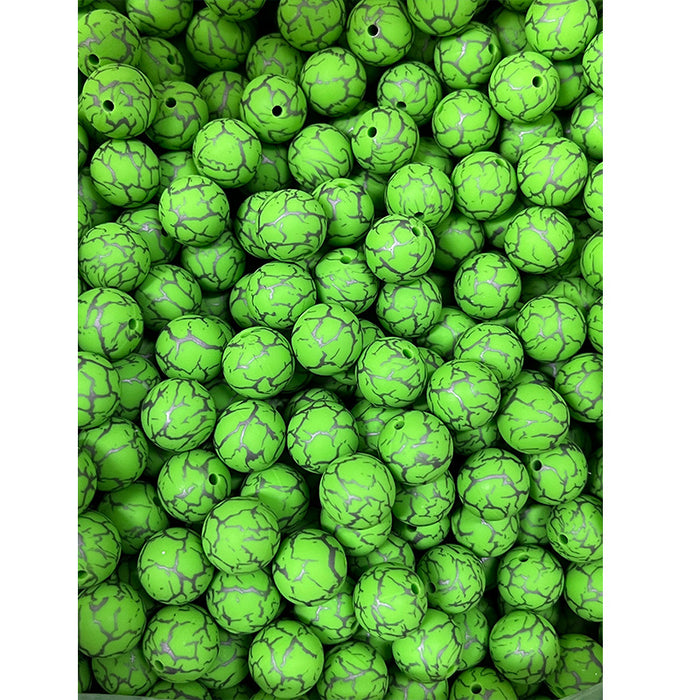 Wholesale 50pcs Leopard Print Series Silicone Balls JDC-BDS-HongZhou013