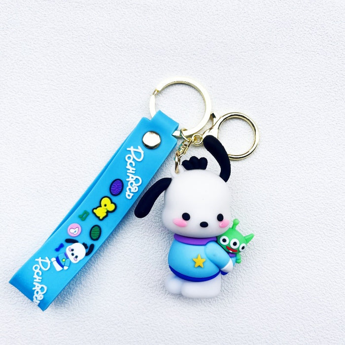 Wholesale PVC Cartoon Doll Keychain JDC-KC-WuYi191