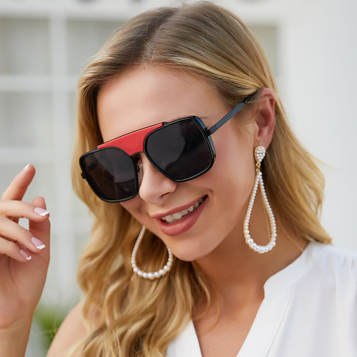 Wholesale  generous frame sunglasses women's fashion sunglasses men's  sunglasses