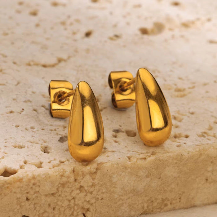 Wholesale  gold love bow earrings fashion  earrings stainless steel jewelry