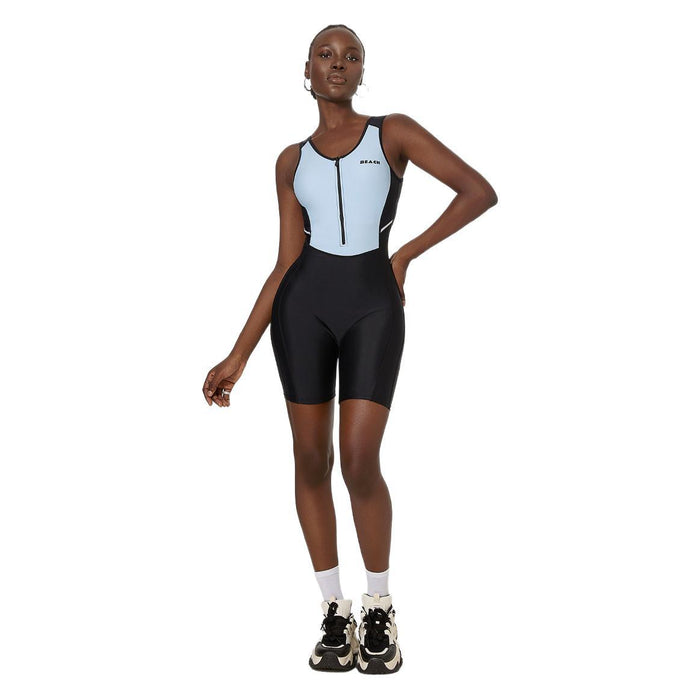 Wholesale New one-piece swimsuit, racing sports shorts, slim fit competition jumpsuit