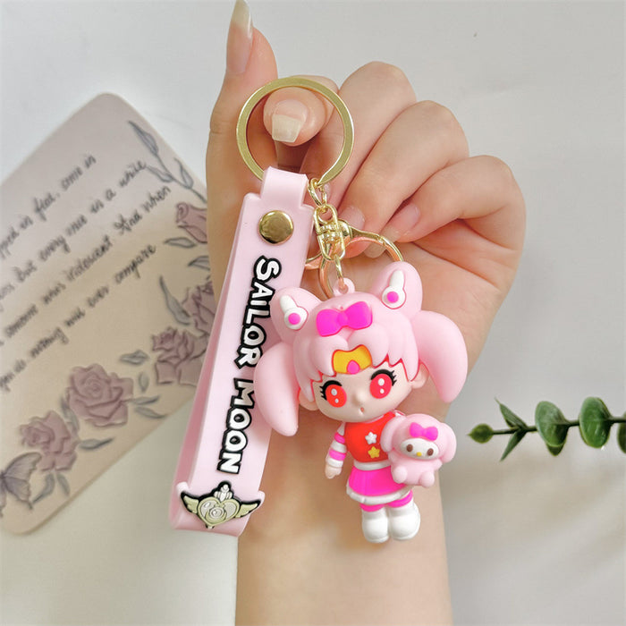 Wholesale Cartoon Silicone Doll Keychain JDC-KC-HaoXi018