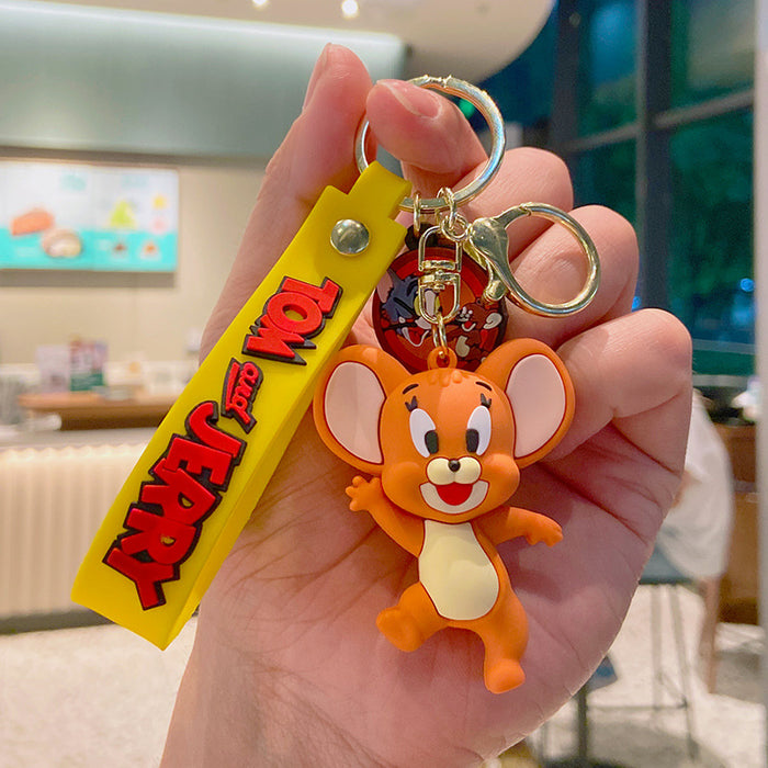 Wholesale Cartoon Doll Silicone Keychain JDC-KC-KuM016