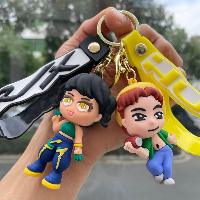 Wholesale K-POP Anime Backpack Charm Keychain