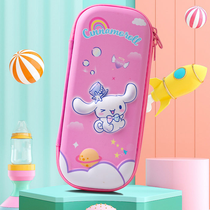 Wholesale New 3D Stereo Stationery Box for Primary School Students Cartoon Eva Pencil Case