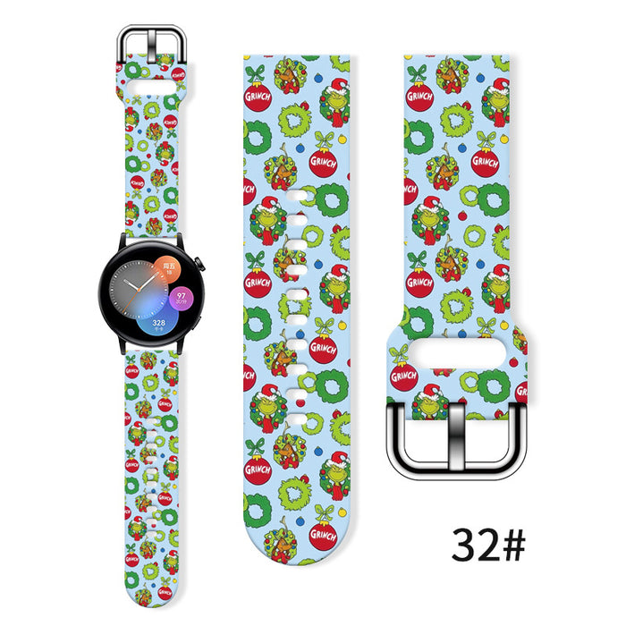 Wholesale Printed Tpu Watch Strap Wrist Strap JDC-WD-NuoQi063