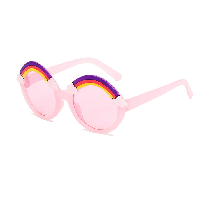 Wholesale Cartoon Children's Anti-UV Rainbow PC Sunglasses JDC-SG-ZS014