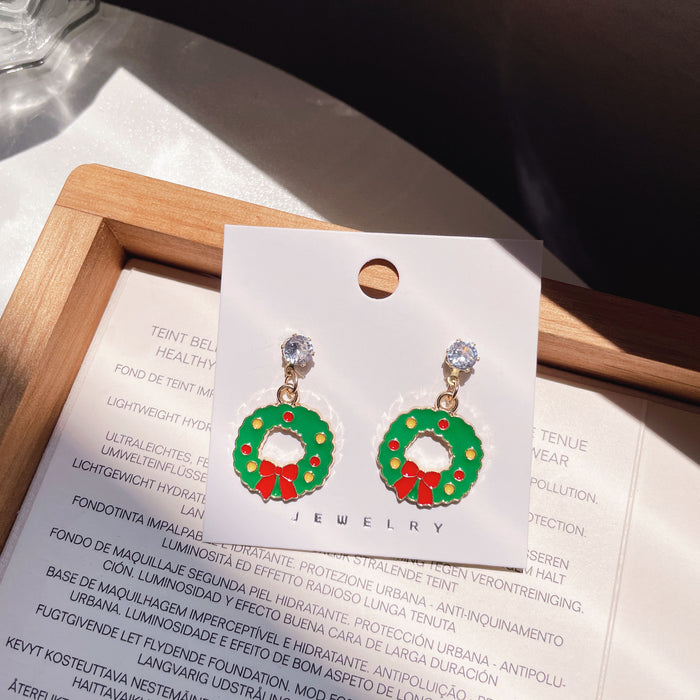 Wholesale Christmas Cute Cartoon Earrings