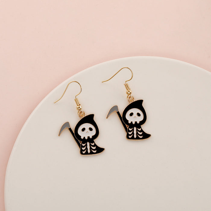 Wholesale   Earrings Temu Popular Devil Pumpkin Bat Holiday Earrings