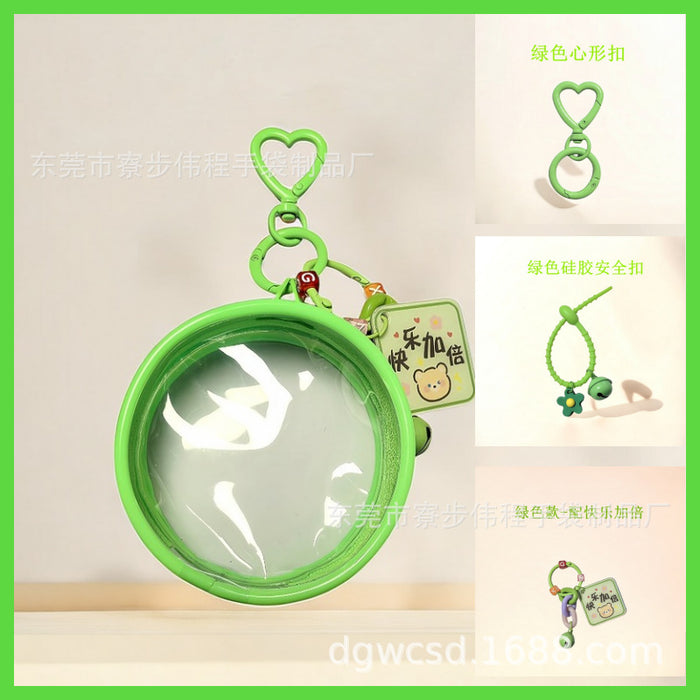 Wholesale The display bag PVC transparent bag badge storage bag