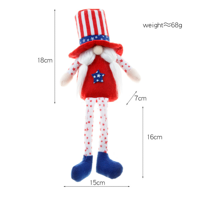 Wholesale New National Day Long Leg Elderly Doll Festival Decoration