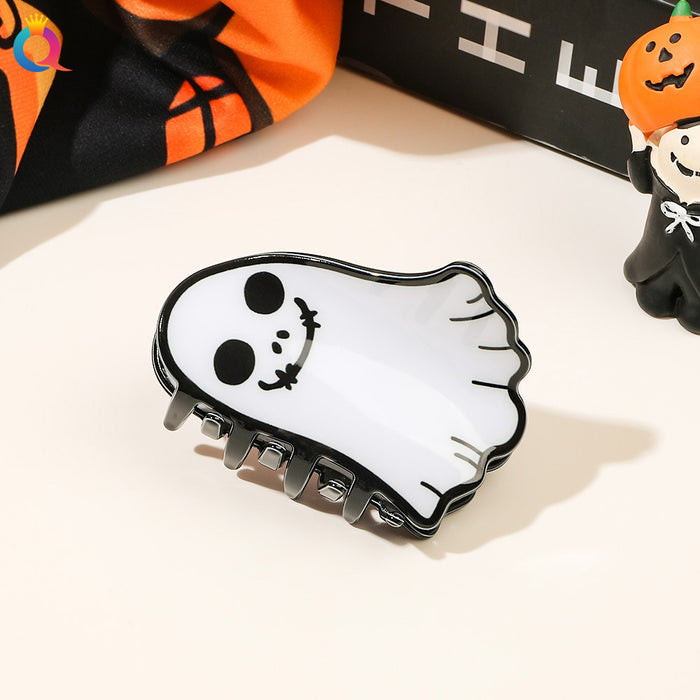 Wholesale Halloween Ghost Expression Pvc Hairpin JDC-HC-Yiyue002