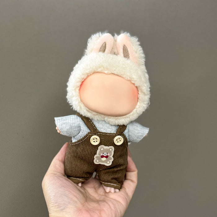 Wholesale Only clothes are suitable for 17cm blind box pendant plush doll clothes