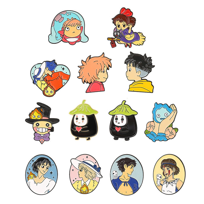 Wholesale Trendy Anime Metal Brooch Pin Cartoon Design Fashion Accessory For Girls Boys Resale