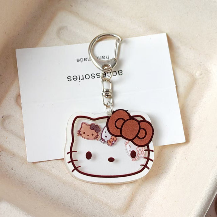 Wholesale Cartoon Cute High-value Keychain Acrylic Factory Bag Pendant Accessories Girlfriend Gift