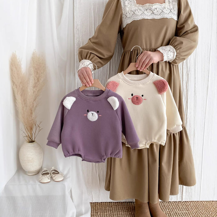 Wholesale Bear Warm Thickened Baby Romper Clothes JDC-BC-WeiNiS030