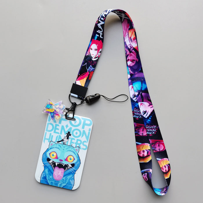 Wholesale Cartoon Lanyard Keychain Card Holder K-Pop