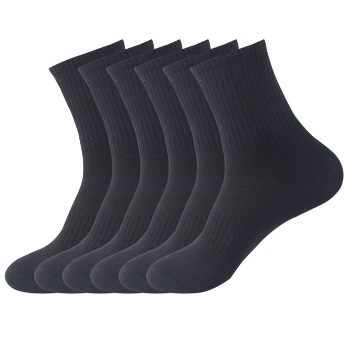 Wholesale Sports socks, outdoor running socks, mid length socks, solid color socks